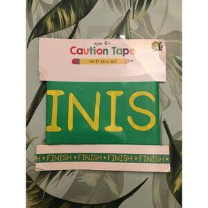 Free With A Bundle only!! Finish 20ft Caution Tape